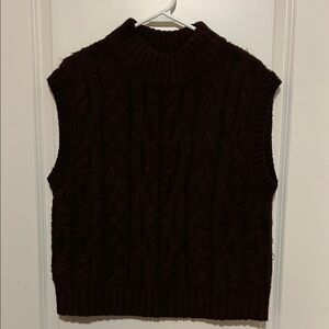 a new day Women's Cowl Neck Sweater - Deep Brown